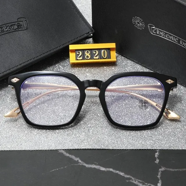 Chrome Hearts Eyewear Rectangular Optical Frames with Decorative Metal Temples product detail image 7