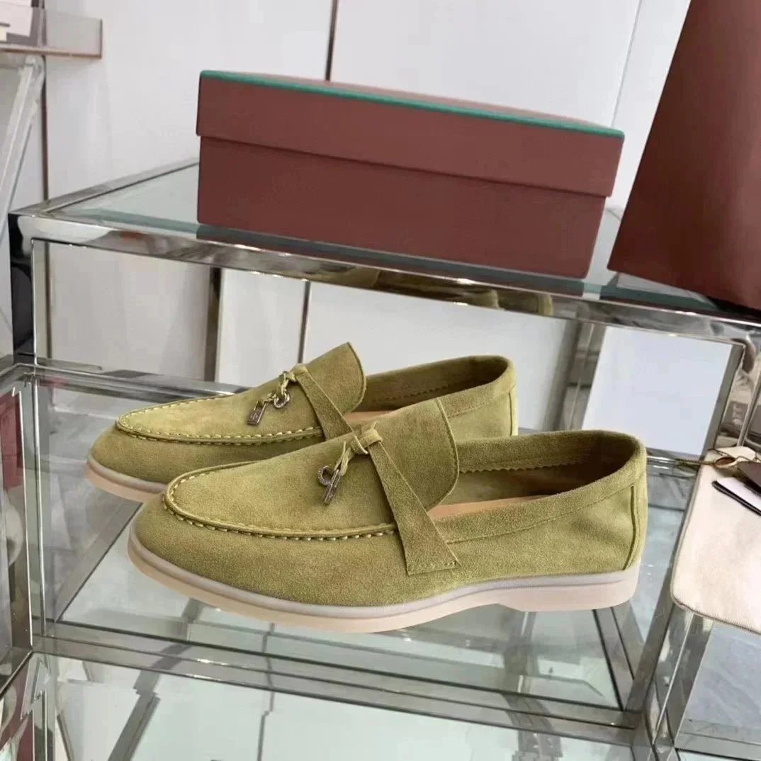 Loro Piana Summer Charms Walk Suede Loafers product photo 3