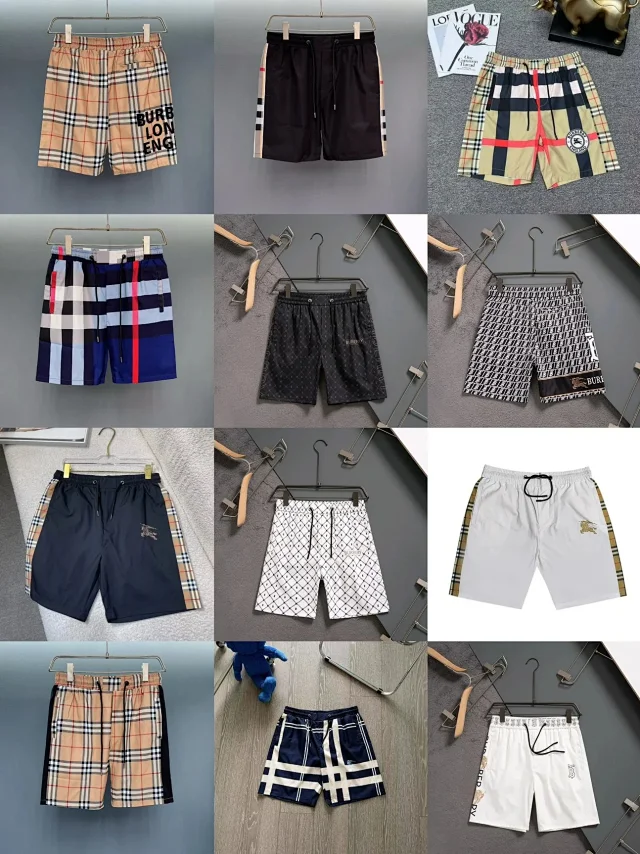 Burberry Shorts Logo-Print Drawstring product detail image 1
