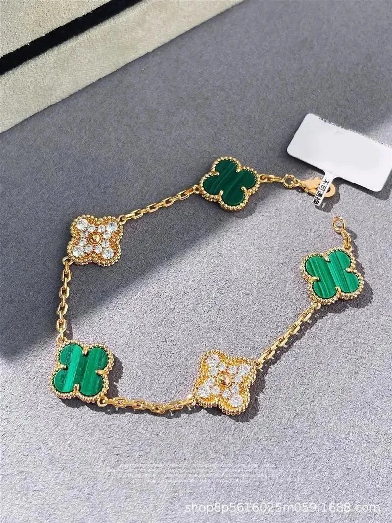 [with drill] gold malachite