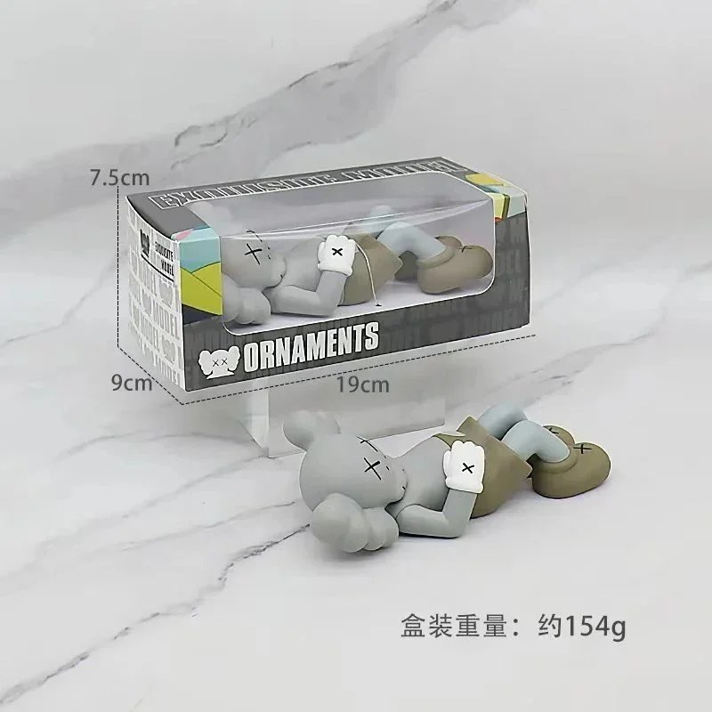 Kaws KAWS Ornament Figure - Grey with Olive Shorts Grey