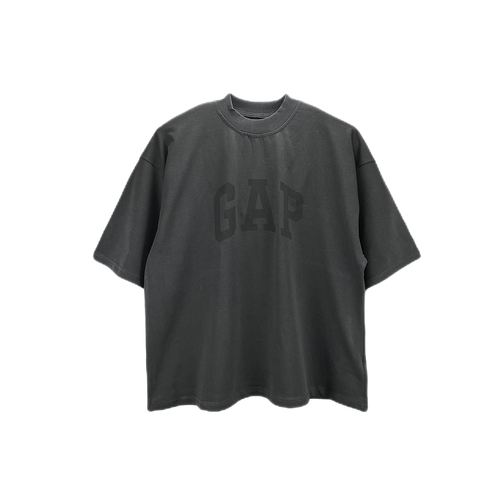GAP Gap Oversized Logo T-Shirt in Dark Grey Grey