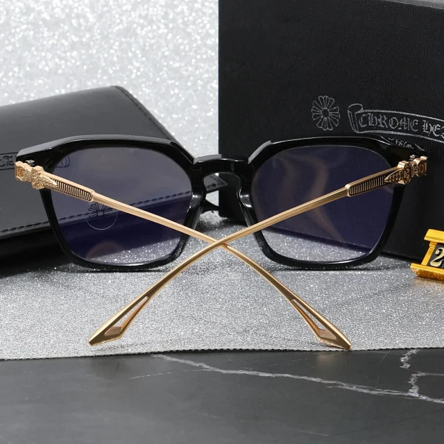Chrome Hearts Eyewear Rectangular Optical Frames with Decorative Metal Temples product detail image 8