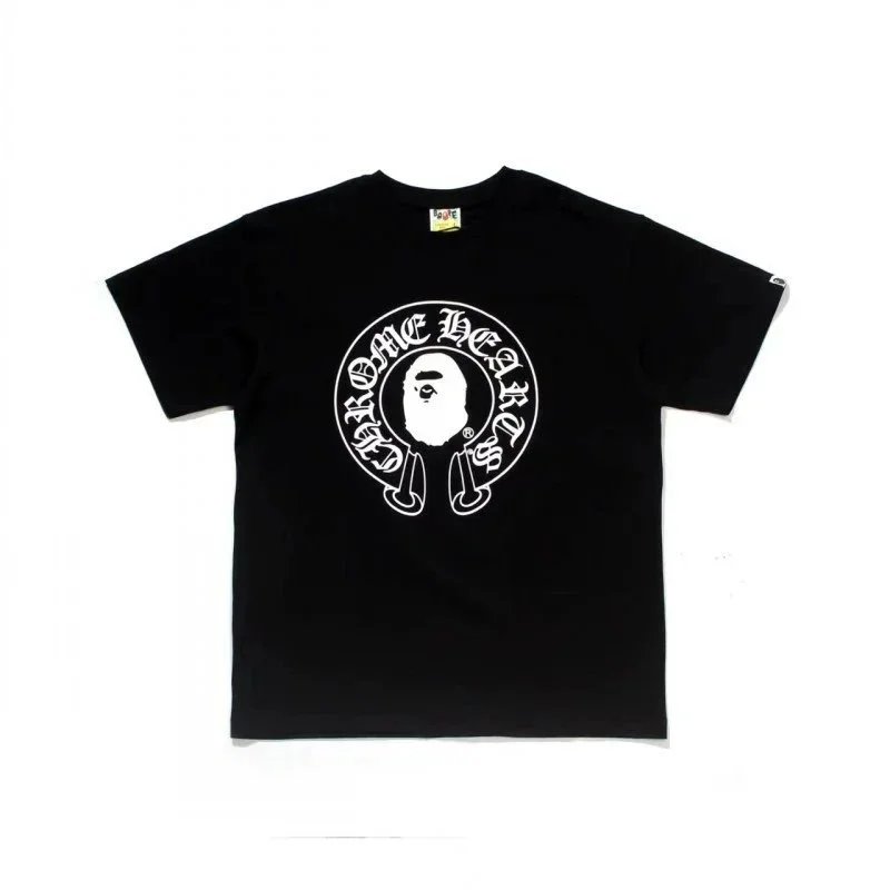 A Bathing Ape A BATHING APE One Heart Black T-Shirt Black