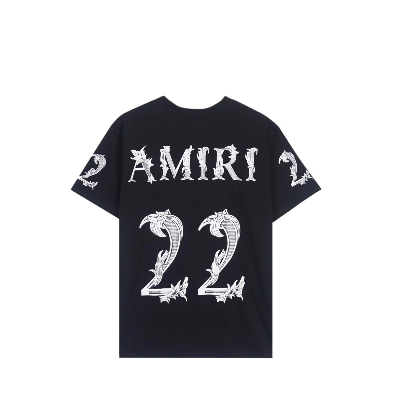 Amiri 22 Ornate Black Graphic T-Shirt