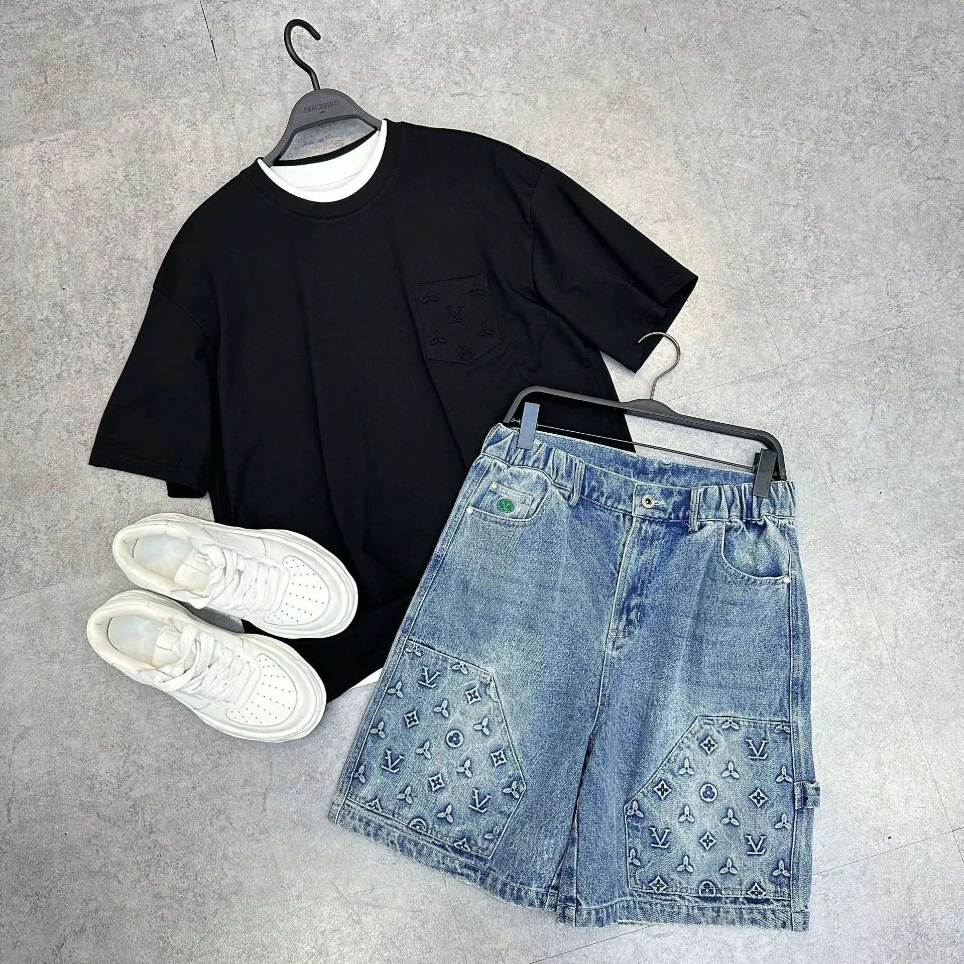 Louis Vuitton Monogram Denim Shorts