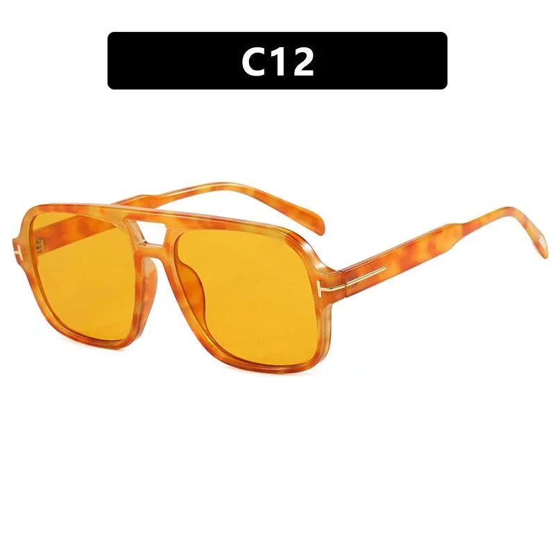 Yellow Tortoise Shell Orange Lens