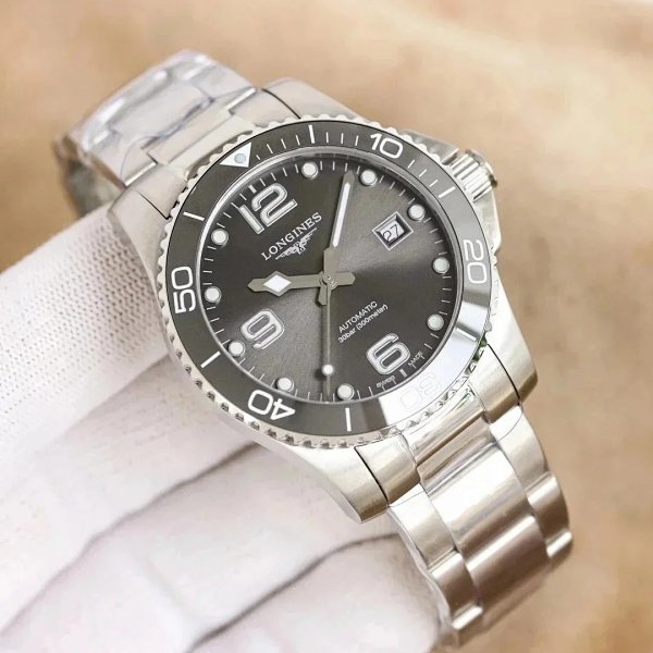 Longines Hydroconquest Gray Dial Stainless Steel Mechanical Watch Watches product listing in Litbuy spreadsheet finds