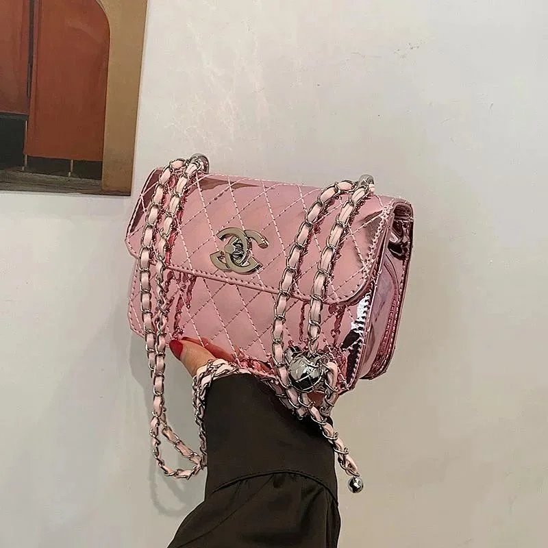 Chanel Mini Flap Bag Metallic Gold Quilted Chain Shoulder Bag Chain Bag product detail 3 in Litbuy spreadsheet finds
