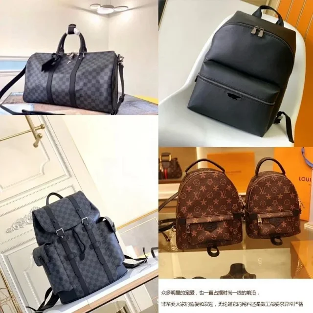 Louis Vuitton Backpacks Monogram flap backpack with buckle straps and side pockets product detail image 1