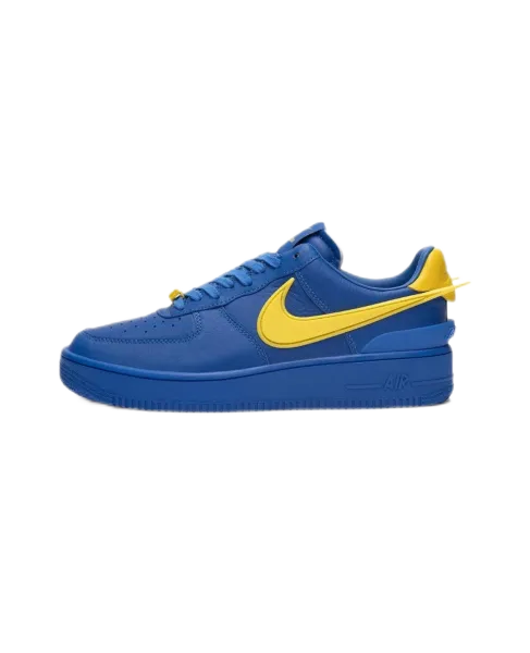 Nike Air Force 1 Low Royal Blue and Yellow Sneakers - 1
