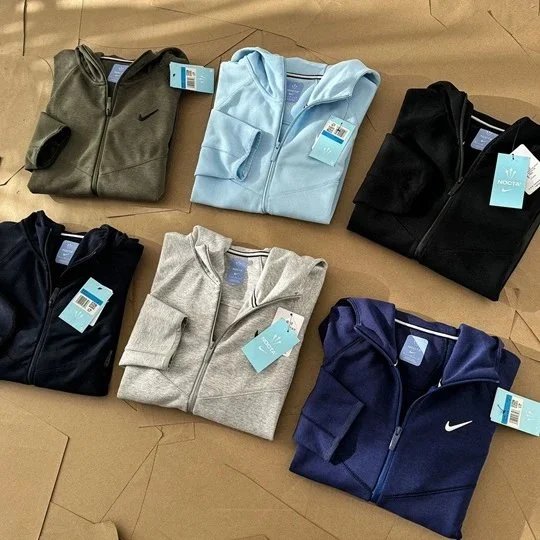 Nike NOCTA black zip-up hooded jacket product photo 2