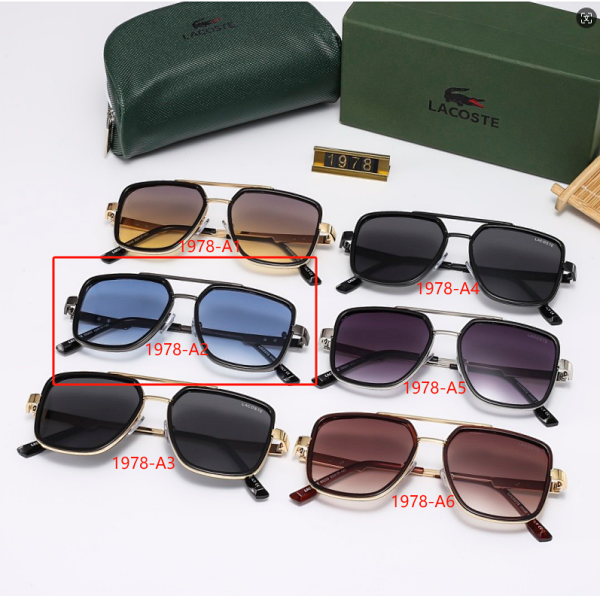 Lacoste 1978-A2 Blue Gradient Aviator Sunglasses product listing in Litbuy spreadsheet finds