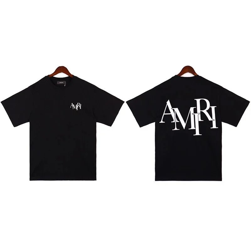 Amiri Amiri Black Logo T-Shirt Black