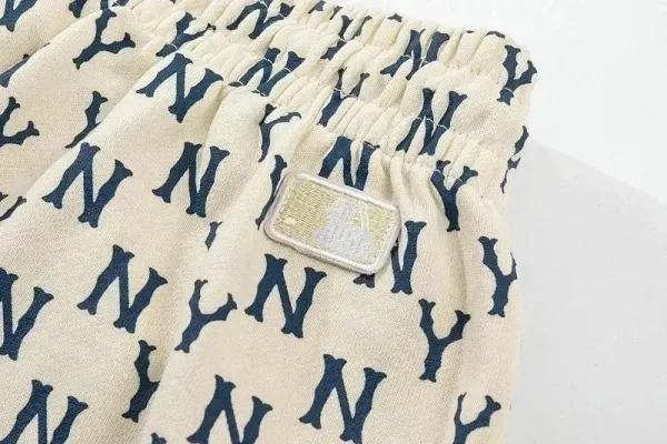 Boston Red Sox x MLB All-Over Logo Print Navy Shorts - 5