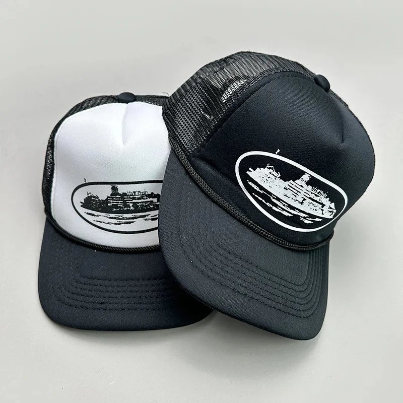 Trucker Cap Super Ok White Beige Green Red Casual Mesh Hat