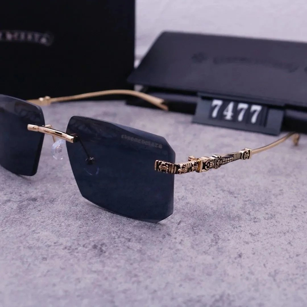 Chrome Hearts Eyewear Rectangular Optical Frames with Decorative Metal Temples image 13