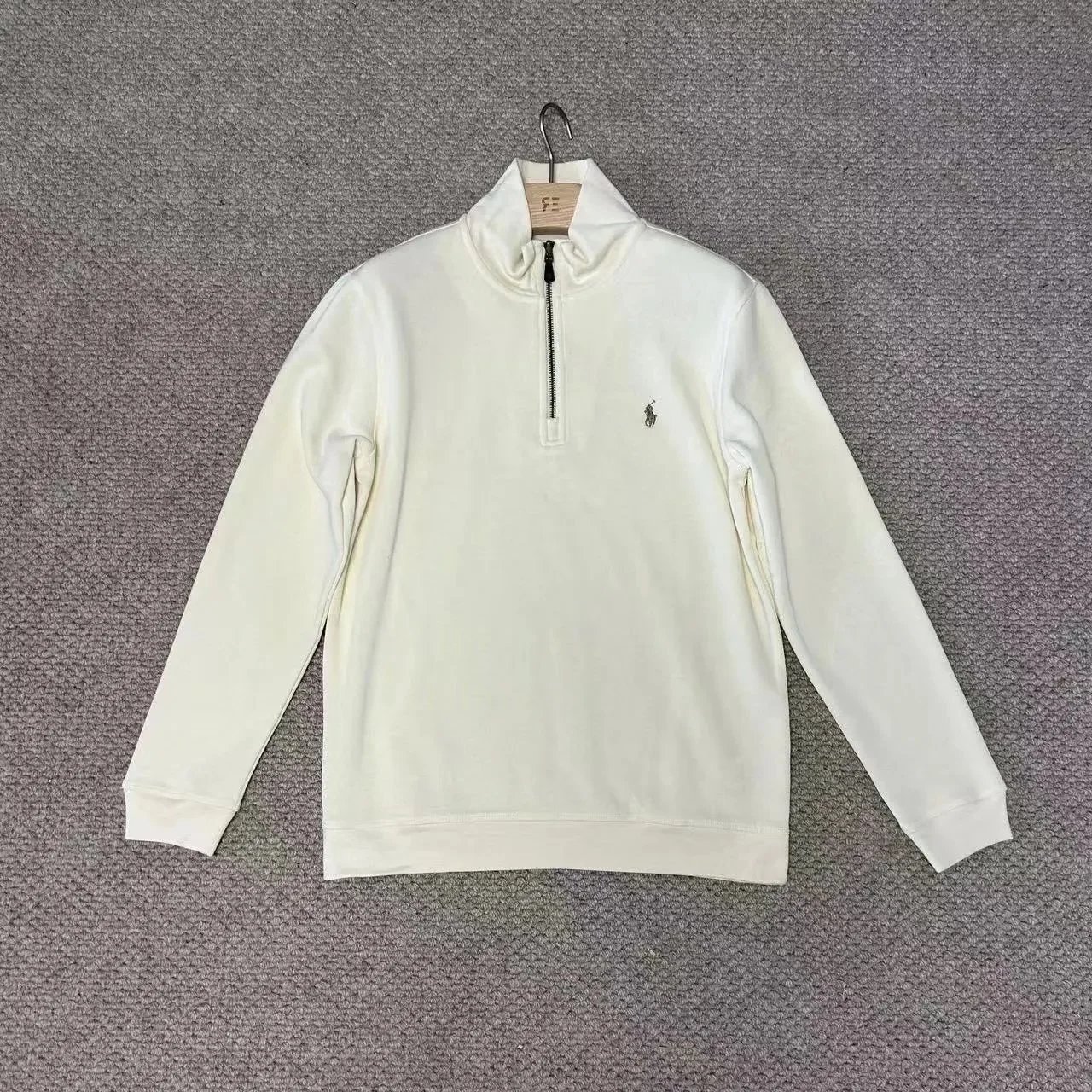 Polo Ralph Lauren Half Zip Sweater Gray Navy Black White Cream Beige Classic