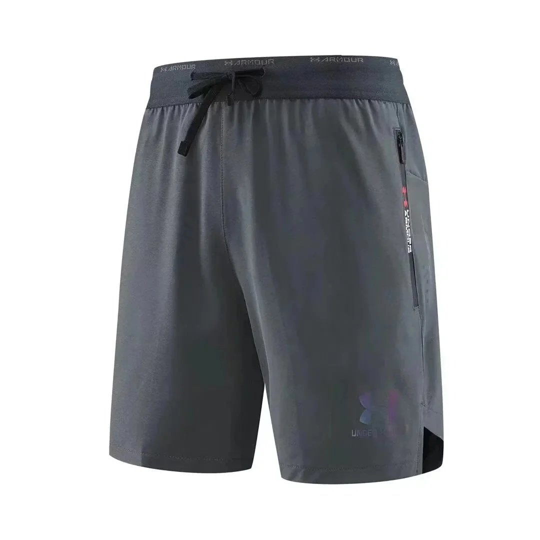 Under Armour 20607 Gray Black Navy Performance Running Shorts