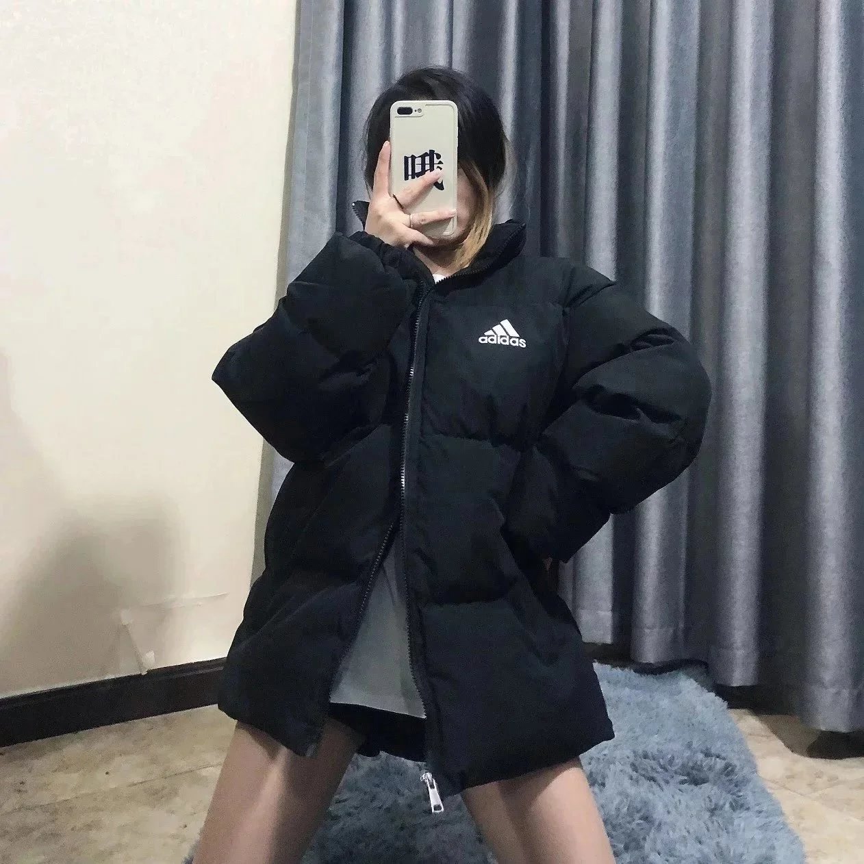 Balenciaga Down Jackets Stand-Collar Quilted Puffer Jacket — 02