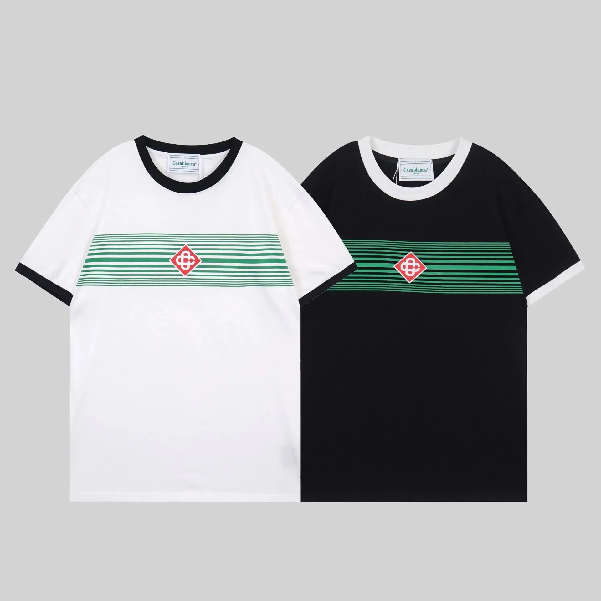 Casablanca Casa Racing White Black Graphic Tee