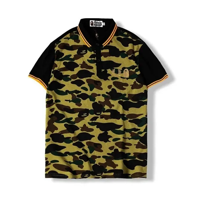 A BATHING APE Shirts Short-Sleeve Polo Shirt product detail image 3