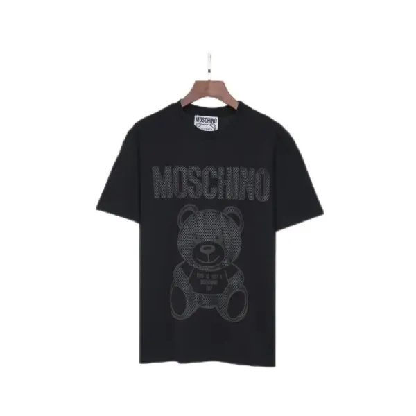Moschino Teddy Bear Graphic Black T-Shirt - 1
