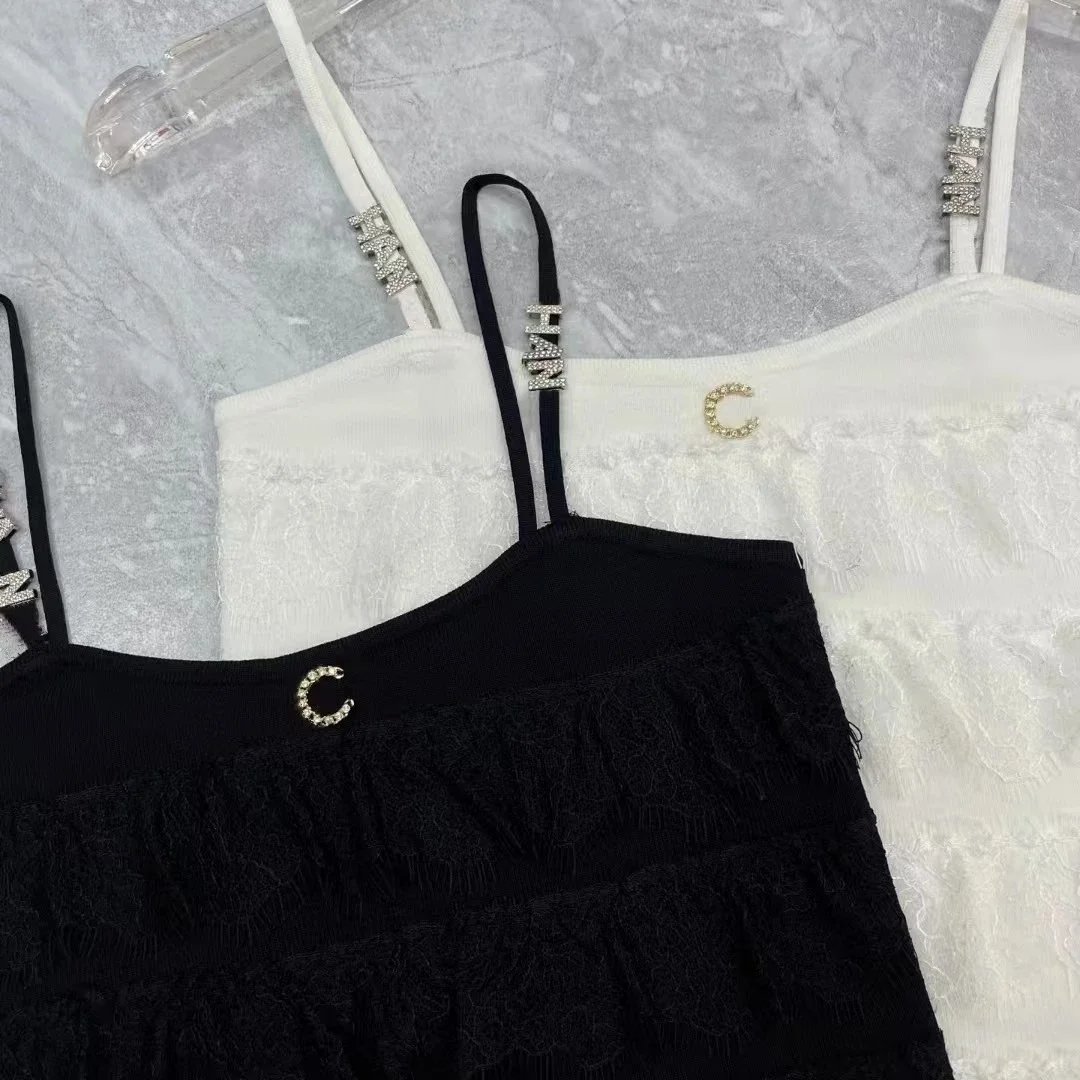 Unbranded Vests Spaghetti-Strap Fringe Camisole Top image 2