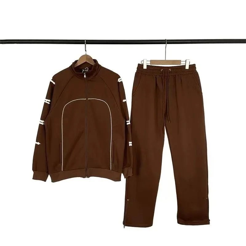 Trapstar Jackets Zip-Up Windbreaker with Red Appliqué Details — 38