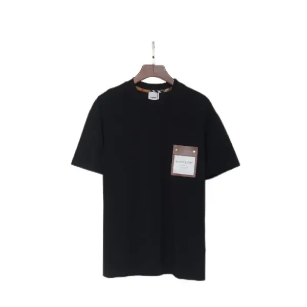 Burberry Pocket Detail T-Shirt Black - 1