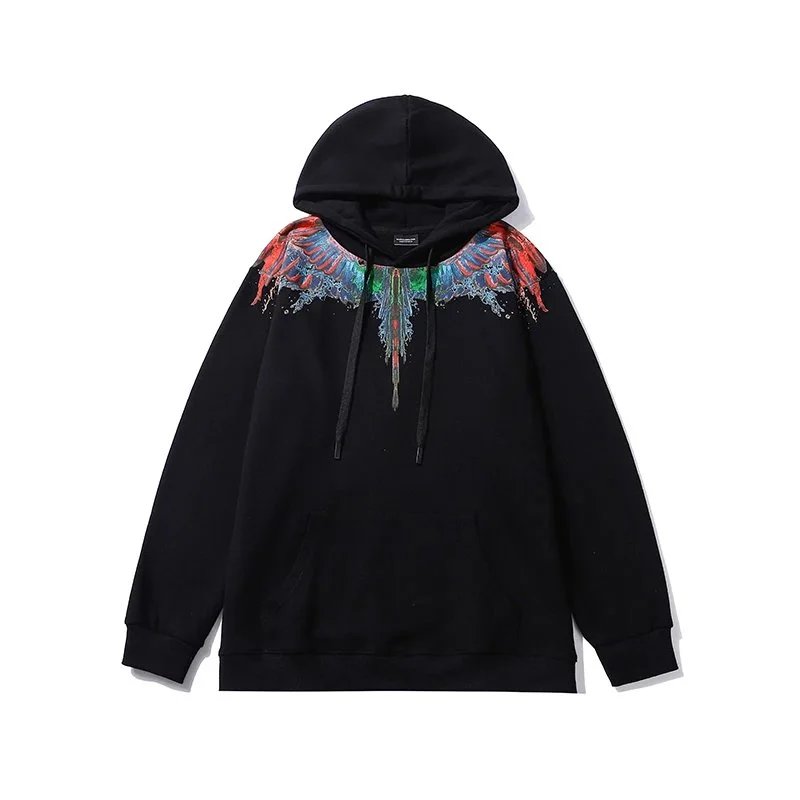 Marcelo Burlon Marcelo Burlon Black Wing Hoodie Black