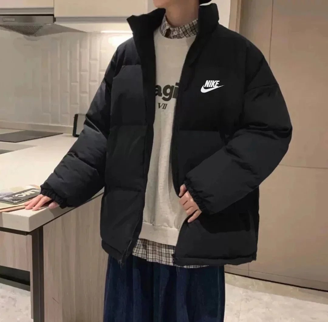 Balenciaga Down Jackets Stand-Collar Quilted Puffer Jacket image 8