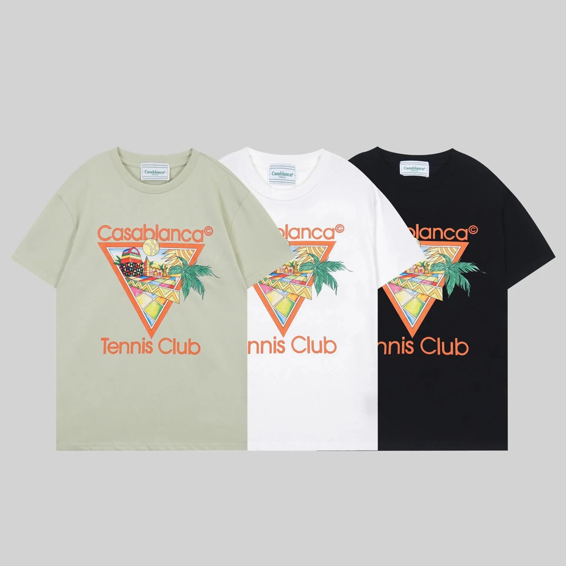 Casablanca Casa Racing White Black Graphic Tee