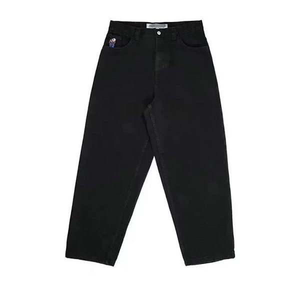 Design Black Baggy Fit Jeans product listing in Litbuy spreadsheet finds
