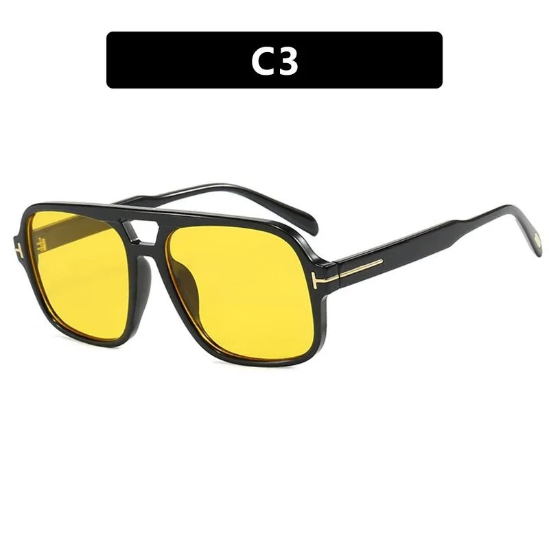 Shiny Black Yellow Lens