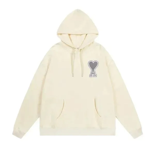 Ami Paris Heart Logo Crewneck Sweatshirt Blue - 12