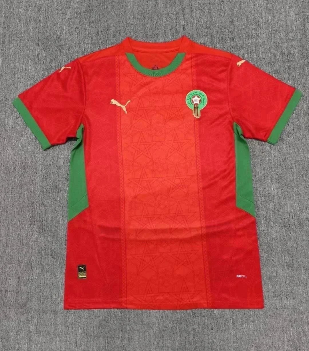Puma Puma Morocco National Team Home Jersey - Red/Green Red