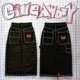 Big Boy Jeans Loose-fit cartoon embroidered — N07 Black