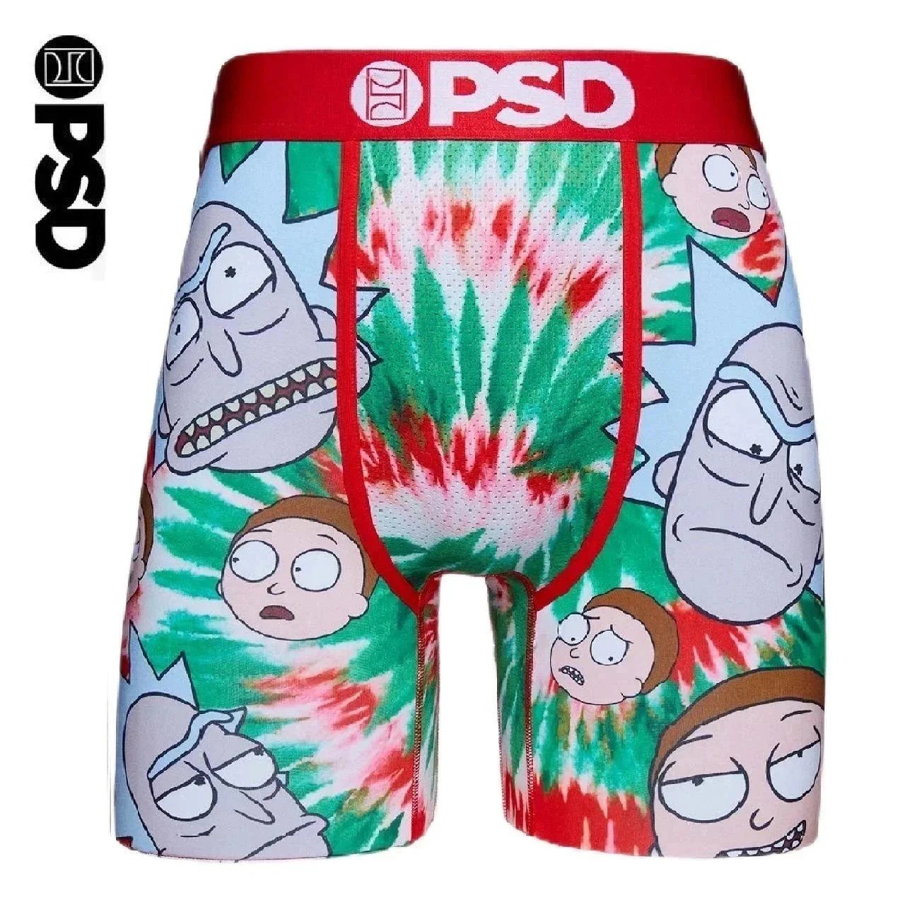 PSD PSD Rick and Morty Tie-Dye Boxer Shorts Multicolor