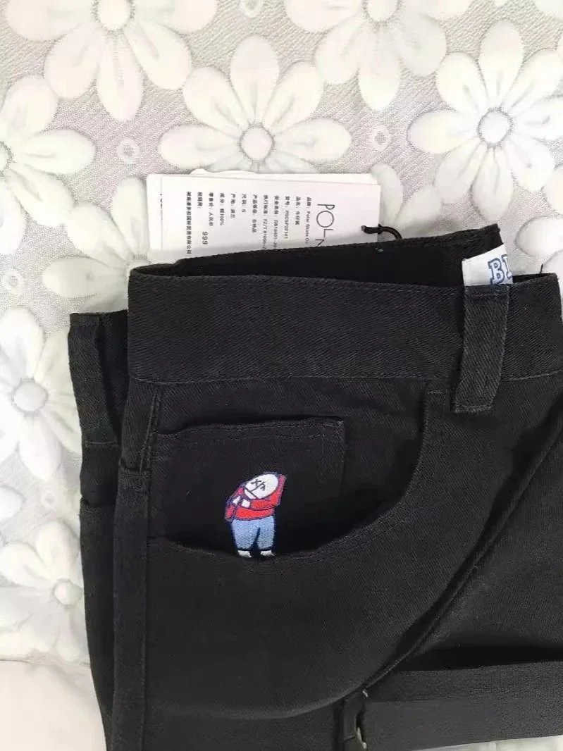 Big Boy Jeans Loose-fit cartoon embroidered image 5