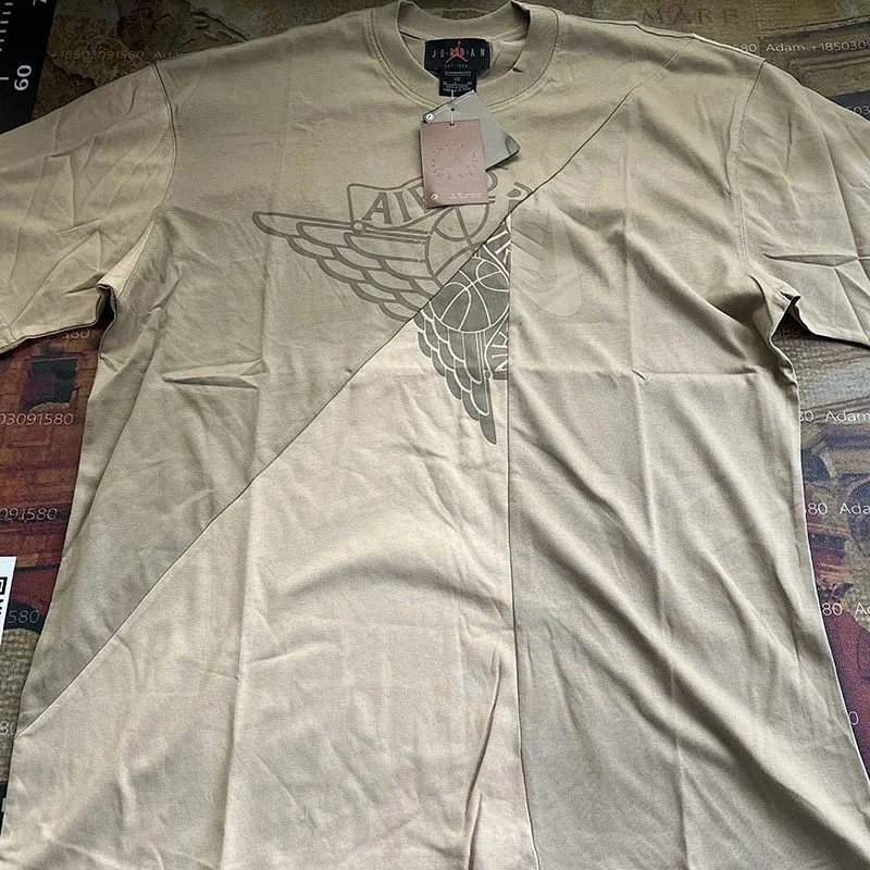 Air Jordan Graphic Panel T-Shirt Beige product detail 3 in Litbuy spreadsheet finds