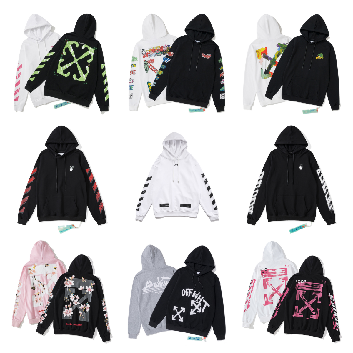 Off-White Hoodies [39 styles]