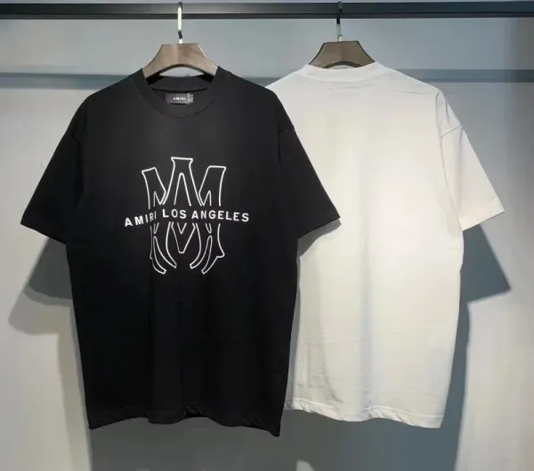 Amiri Drip Logo Black T-Shirt - 9