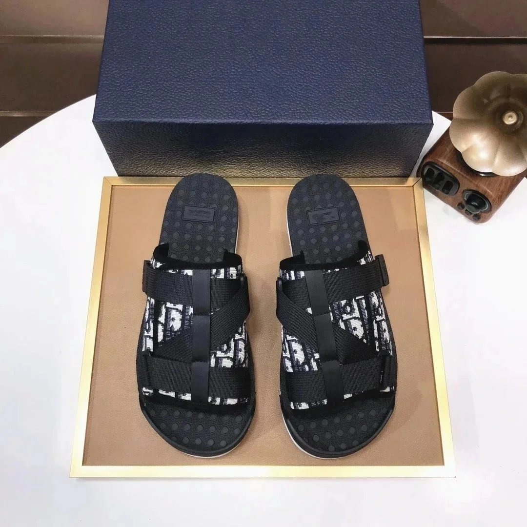 Dior Alpha Oblique Sandal Slides