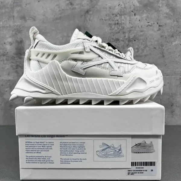 Off-White c/o Virgil Abloh ODYS-1000 White Sneakers - 1