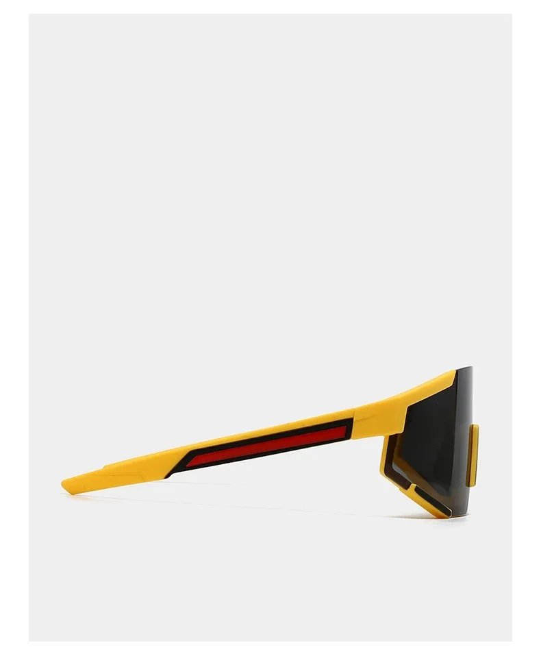 Design Geometric Frame White Sunglasses Eyewear - 4