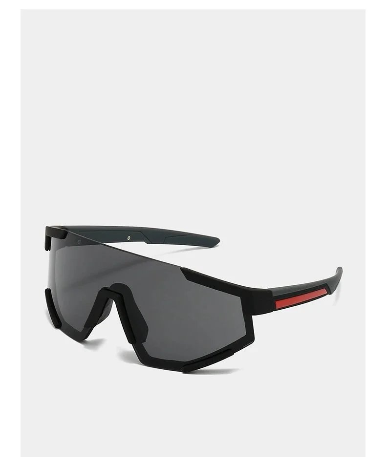 Design Geometric Frame White Sunglasses Eyewear - 10