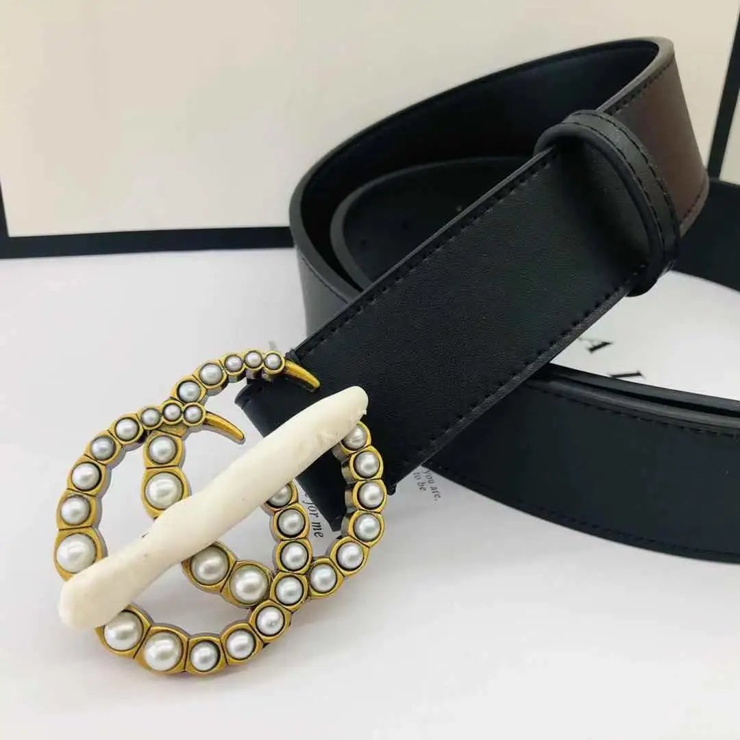 Leather Belt with GG Buckle photo 8