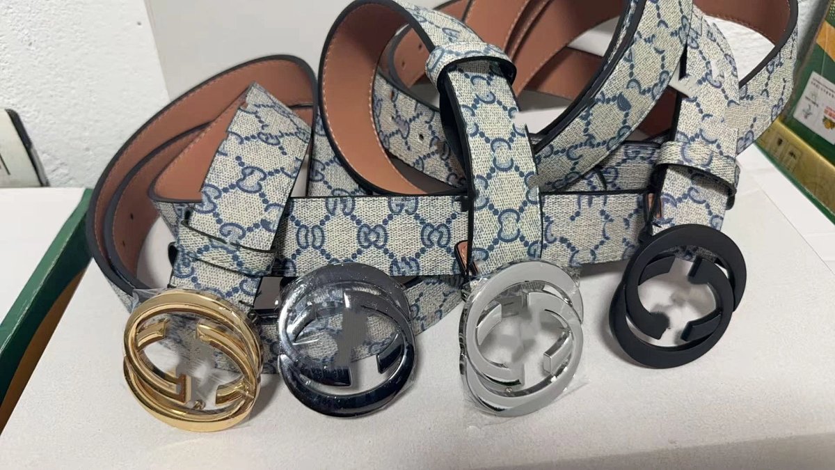 Gucci GG Marmont Canvas Belt Gray product detail 2 in Litbuy spreadsheet finds