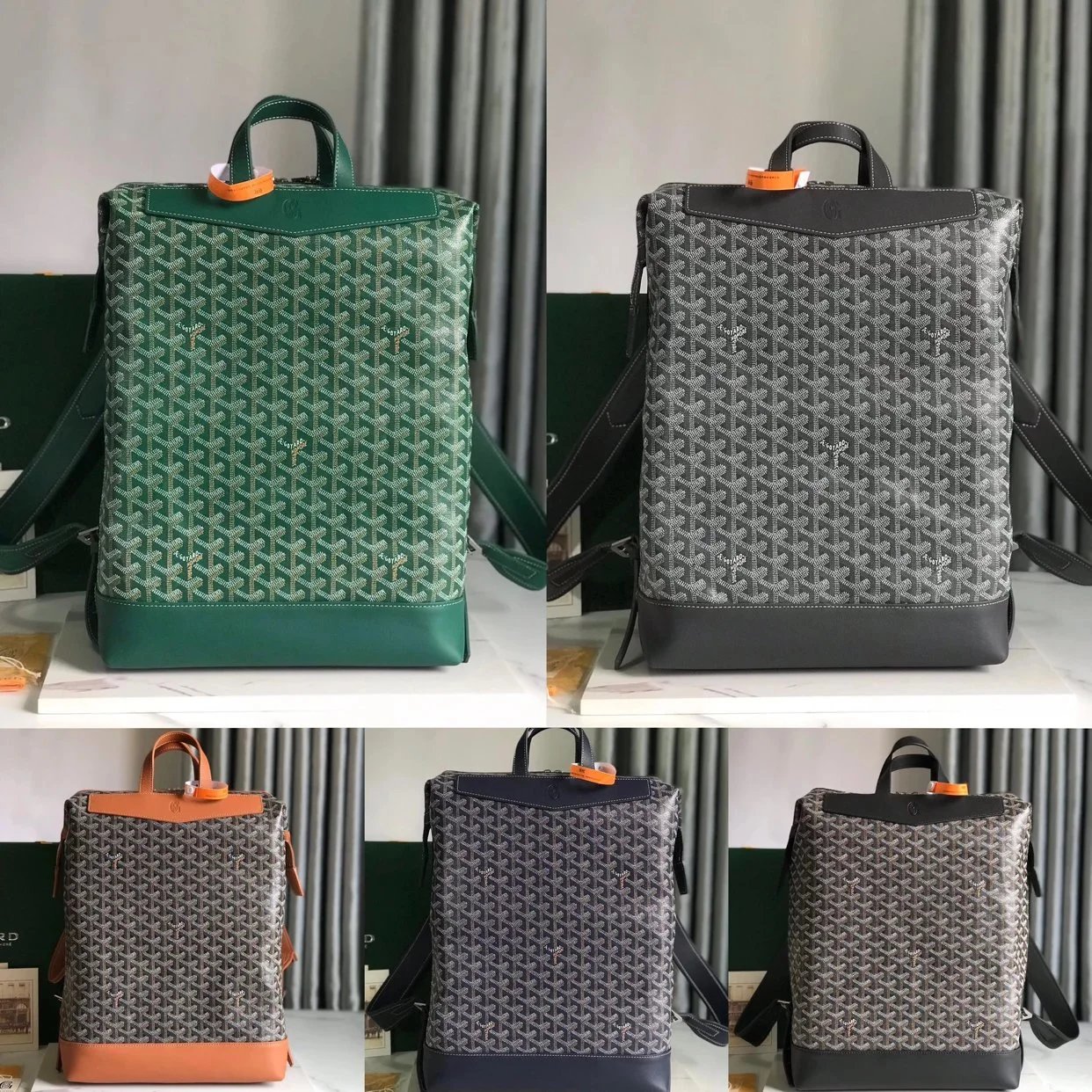 Goyard Saint-Honoré Backpack Black - 2